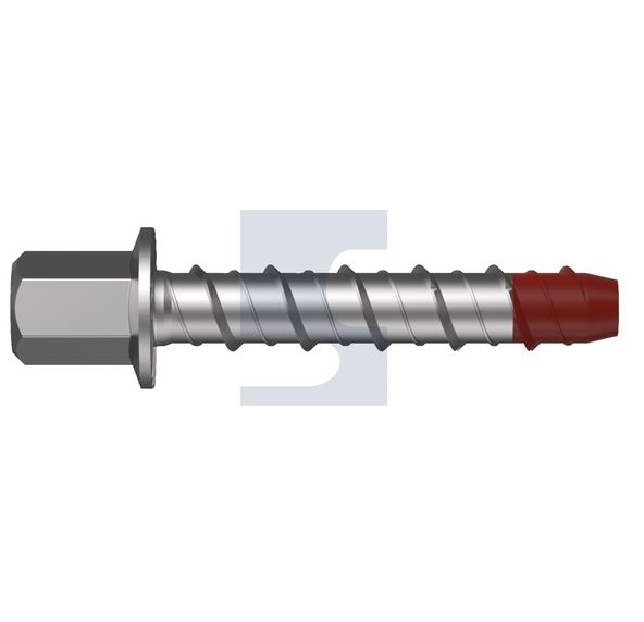 Galvanised Connector Screw Bolts 12mm Thread